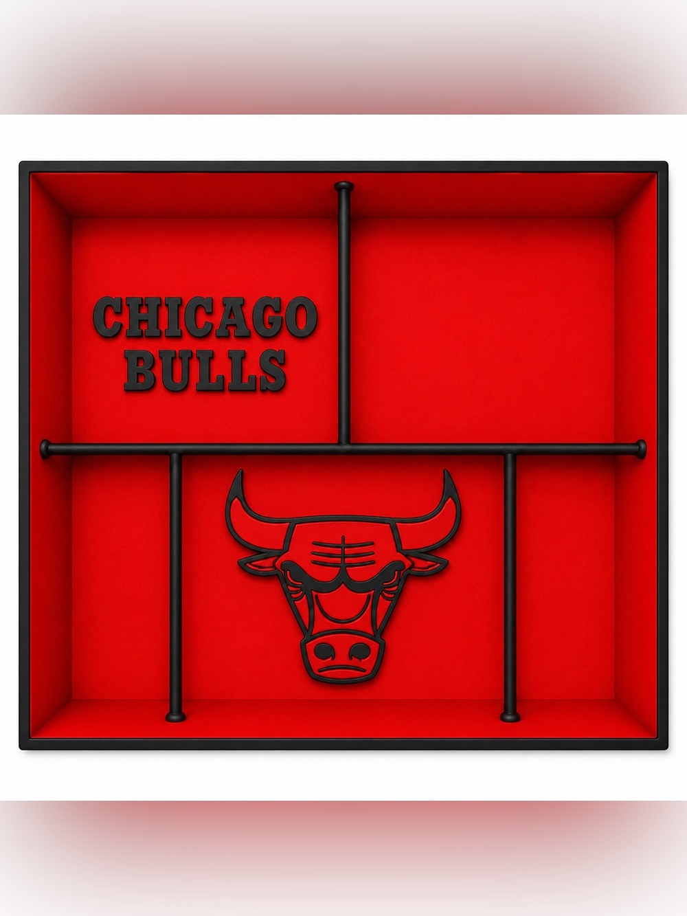 Chicago Bulls NBA Pocket Dump Tray - For Keys, Wallet, Money, Etc